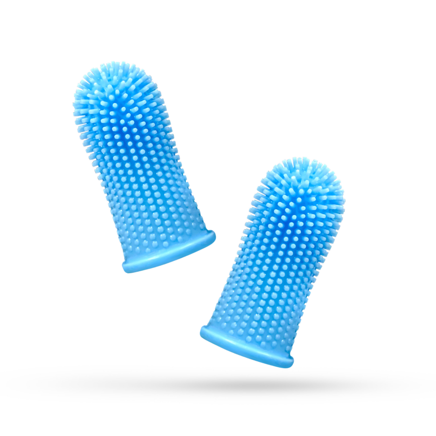 Jasper® 360º Pet Finger Toothbrush, 2-Pack Blue
