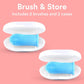 360º Pet Finger Toothbrush, Pink 2-Pack