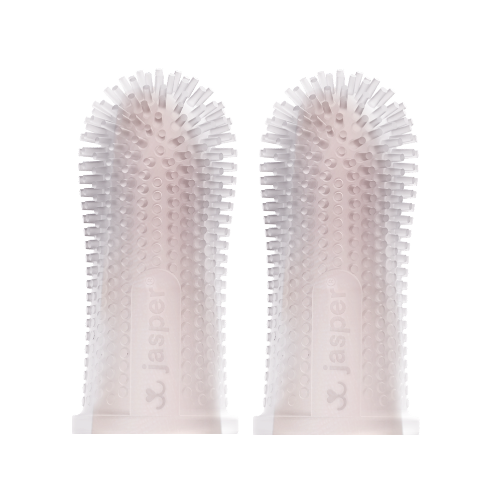 Jasper Dog Toothbrush, 360º Dog Tooth Brushing Kit, Cat Toothbrush, Dog Teeth Cleaning, Dog Finger Toothbrush, Dog Tooth Brush for Small & Large Pets  - Multi Colors 4-Pack